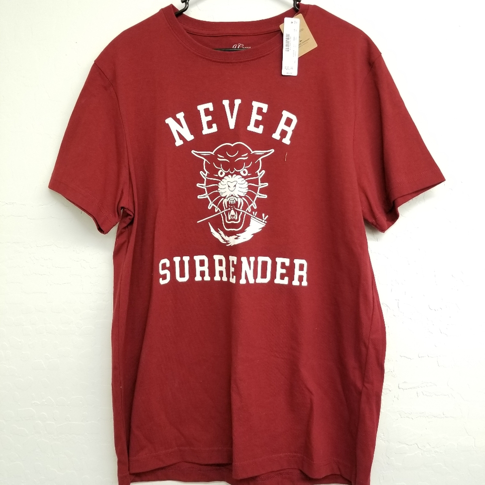 J crew never surrender t shirt Large